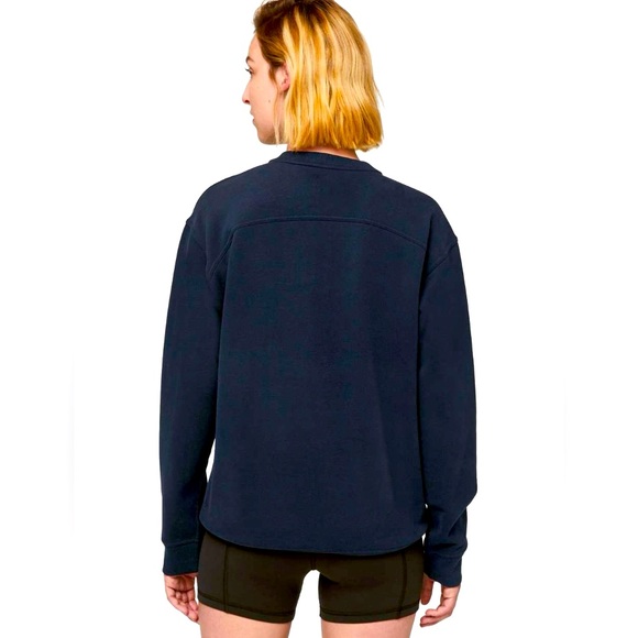 NWT Lululemon All Yours Crew Night Sea Blue Size 4 - Picture 2 of 5